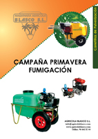 Agricola Blasco catalogo precios carretillas fumigacion